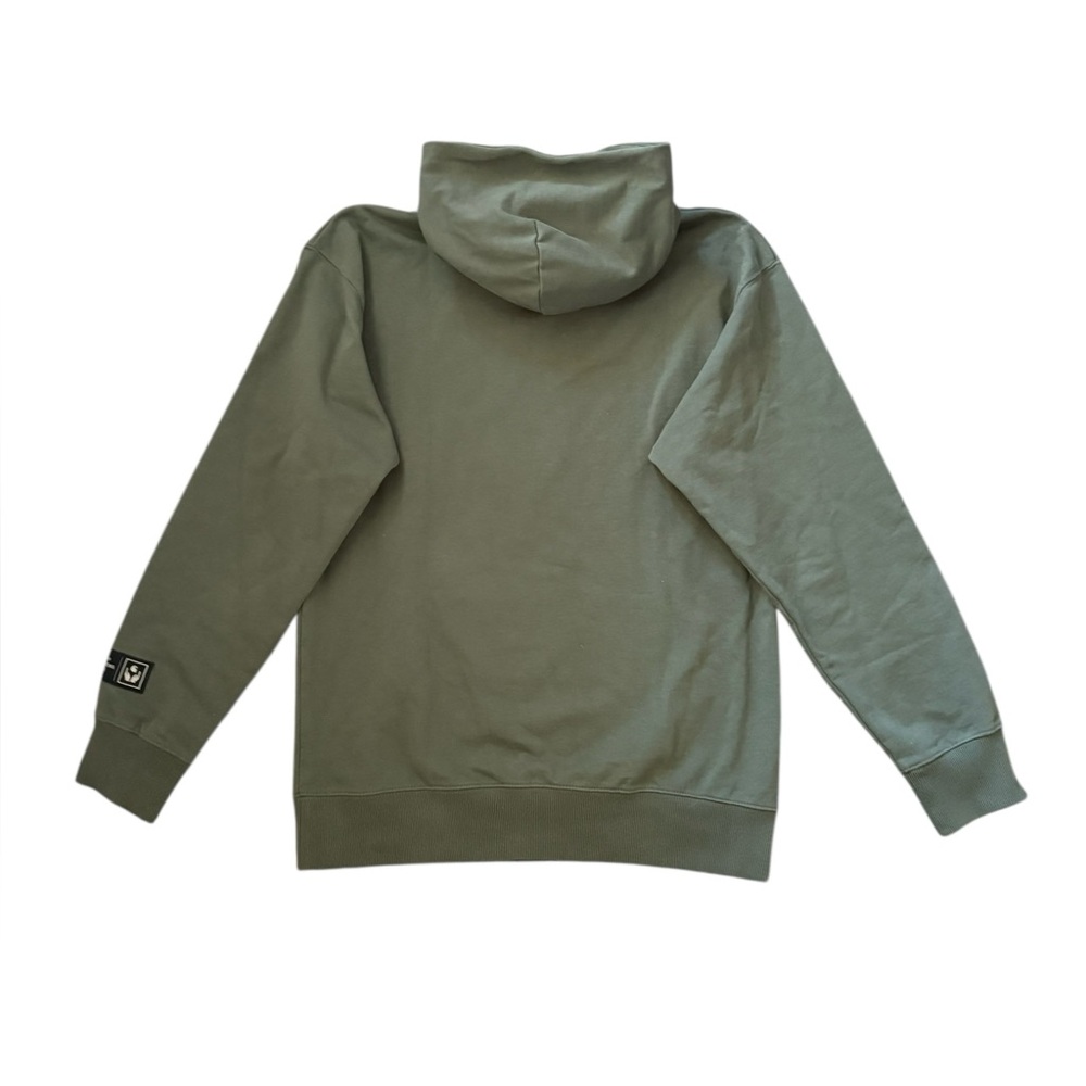 Carhartt WIP Loopback Cotton Blend Jersey Hoodie Amy Green Size Small - Picture 8 of 13